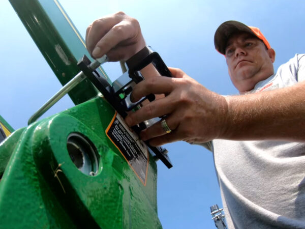 Mounting the Saw Haul to the Tractor Loaer